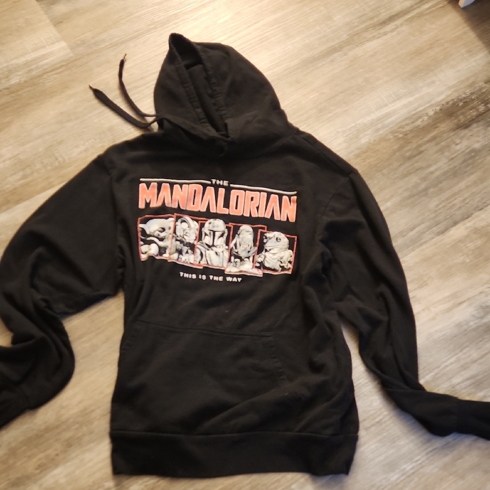 Star Wars Black and Red Mandalorian Hoodie